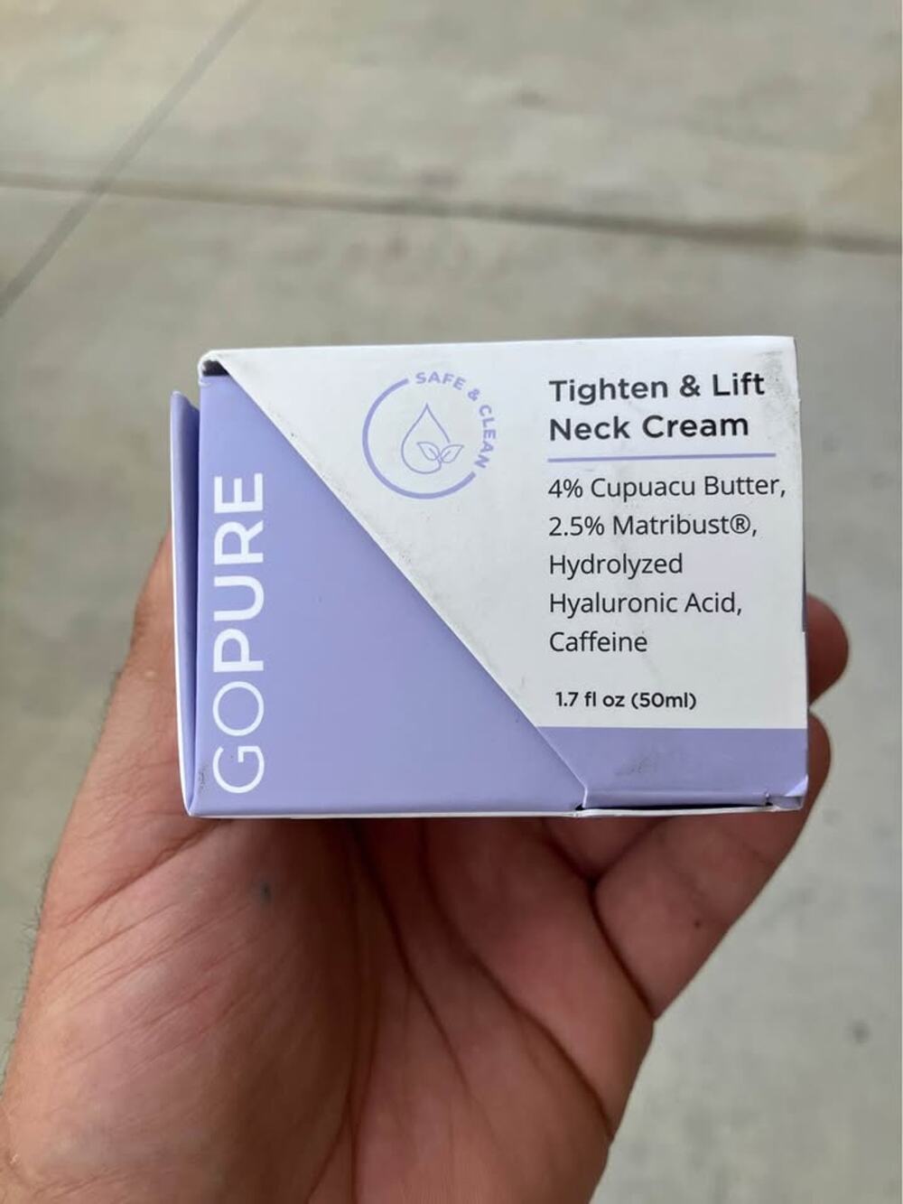 goPure Tighten & Lift Neck Cream